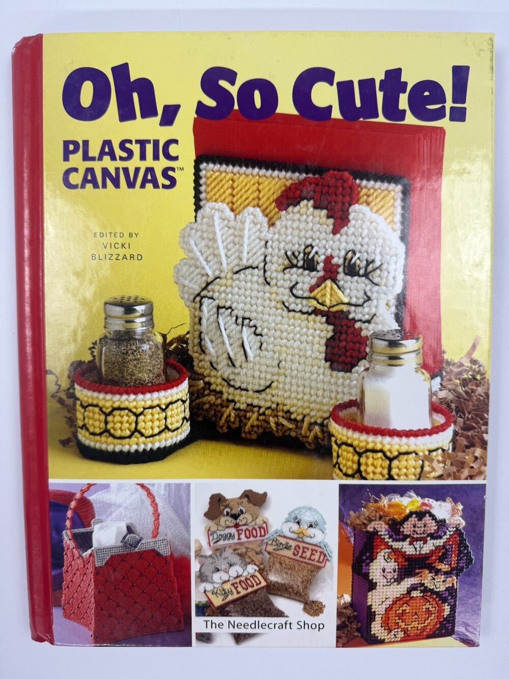 Oh So Cute Plastic Canvas Book Vicki Blizzard Needlecraft Shop Pattern Book